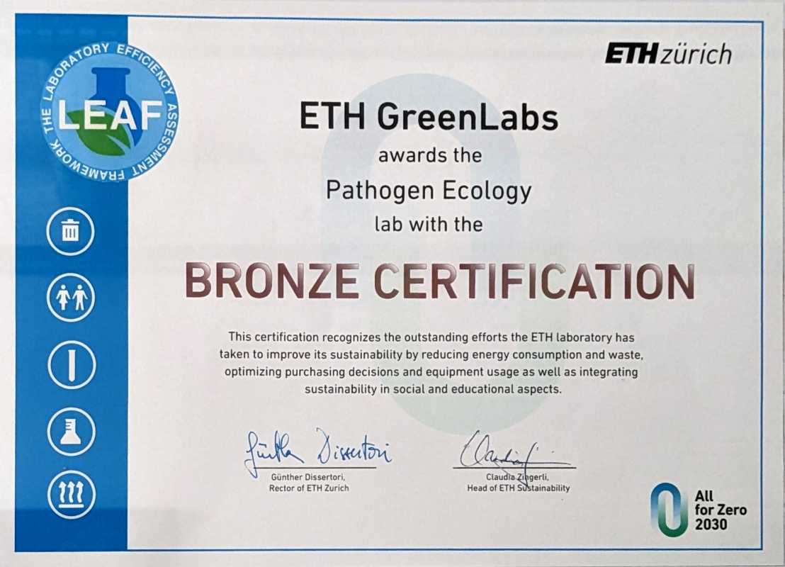 ETH Green Labs Certification